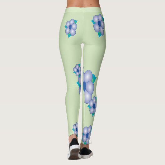 Lichtgroene Leggings (Achterkant)