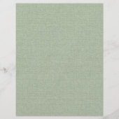 Lichtgroene linnen stof textuur briefhoofd (Achterkant)