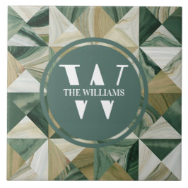 Lichtgroene marmeren Tegel Tegeltje