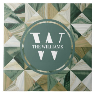 Lichtgroene marmeren Tegel Tegeltje