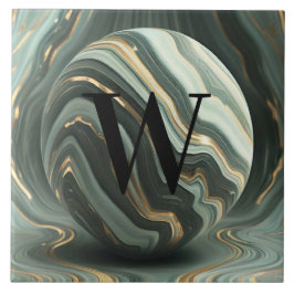 Lichtgroene marmeren Tegel Tegeltje