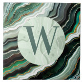 Lichtgroene marmeren Tegel Tegeltje (Voorkant)