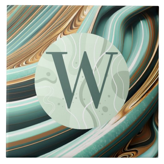 Lichtgroene marmeren Tegel Tegeltje (Voorkant)