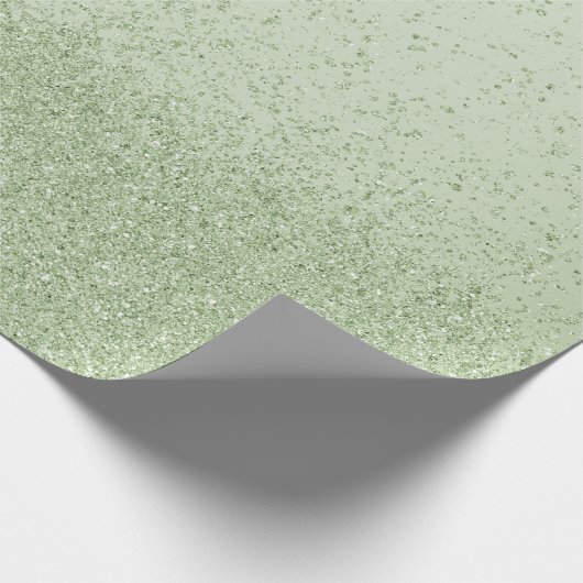 Lichtgroene nepschitter  cadeaupapier (Hoek)