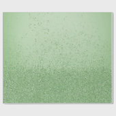 Lichtgroene nepschitter cadeaupapier (Vlak)
