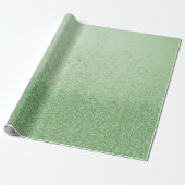 Lichtgroene nepschitter cadeaupapier (Uitgerold)