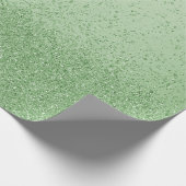 Lichtgroene nepschitter cadeaupapier (Hoek)
