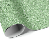 Lichtgroene nepschitter cadeaupapier (Rol Hoek)