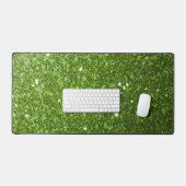 Lichtgroene nepschittertjes bureaumat (Keyboard & Muis)