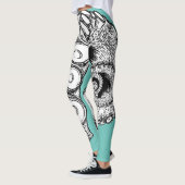 lichtgroene Octopus Tentacle Leggings (Links)