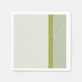 Lichtgroene olijfgroene Abstracte getextureerde st Servetten (Voorkant)