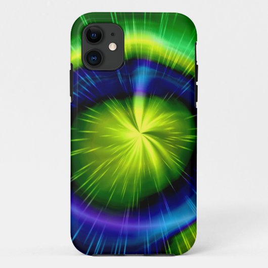 Lichtgroene orionenevel Case-Mate iPhone case (Achterkant)