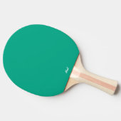 Lichtgroene Pingpongbat met Monogram Tafeltennisbatje (Zijkant)
