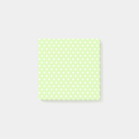 Lichtgroene poolpunten Post-it notities Post-it® Notes (Voorkant)