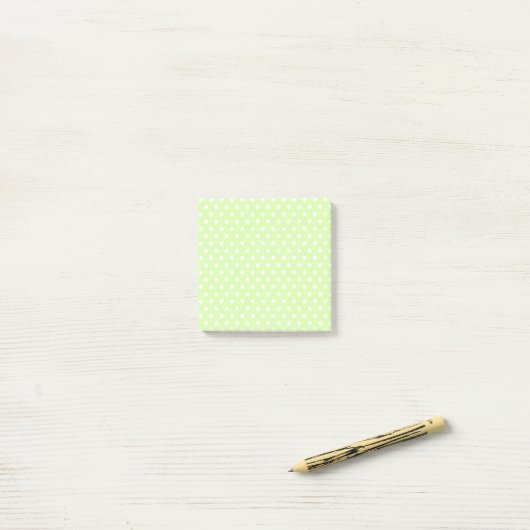 Lichtgroene poolpunten Post-it notities Post-it® Notes (Op bureau)