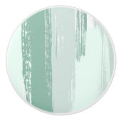 lichtgroene ronde, ronde keramische trekknop knop (Voorkant)