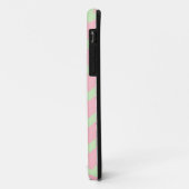 Lichtgroene roze chevron stijl iphone 5 hoesje (Achterkant/links)