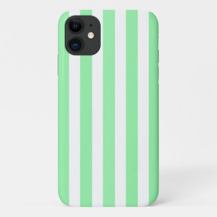 Lichtgroene snoepstrepen Case-Mate iPhone case