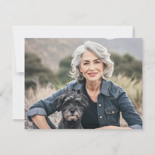 Lichtgroene ster van David begrafenissympathie fot Bedankkaart (Achterkant)