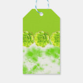 Lichtgroene Succulent Cadeaubijsluiter Cadeaulabel (Achterkant)