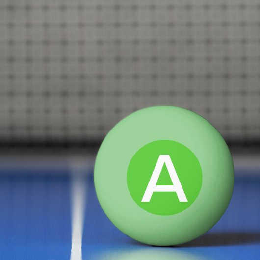 Lichtgroene vaste kleur pingpongbal (Net)