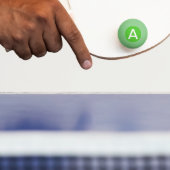 Lichtgroene vaste kleur pingpongbal (Peddel)
