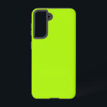 Lichtgroene vaste kleur samsung galaxy hoesje<br><div class="desc">Lime Green Solid Color Samsung Galaxy S21-Hoesje</div>