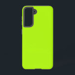 Lichtgroene vaste kleur samsung galaxy hoesje<br><div class="desc">Lime Green Solid Color Samsung Galaxy S21-Hoesje</div>