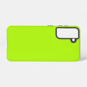 Lichtgroene vaste kleur samsung galaxy hoesje (Achterkant horizontaal)