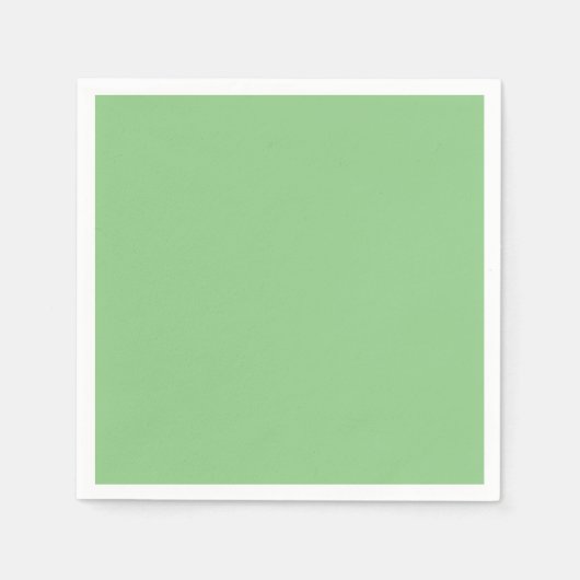 Lichtgroene vaste kleur servet (Voorkant)