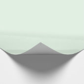 Lichtgroene, vaste trendkleur achtergrond Honeydew Cadeaupapier (Hoek)