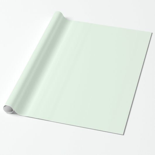 Lichtgroene, vaste trendkleur achtergrond Honeydew Cadeaupapier (Uitgerold)