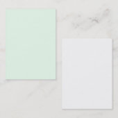 Lichtgroene, vaste trendkleur achtergrond Honeydew Visitekaartje (Voorkant / Achterkant)