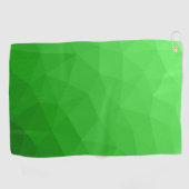 Lichtgroene verloop geometrisch mesh patroon golfhanddoek (Horizontaal)