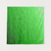Lichtgroene verloop geometrisch meshpatroon wandkleed (Voorkant (horizontaal))