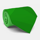 Lichtgroene verloop geometrische mesh-patroon stropdas (Opgerold)