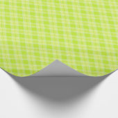 Lichtgroene vlecht cadeaupapier (Hoek)