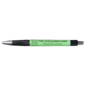 Lichtgroene Zakelijke Merknaam op Pen (Voorkant)