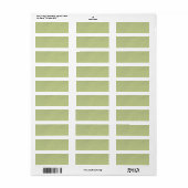 Lichtgroene Zand Etiket (Full Sheet)