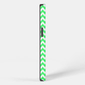 Lichtgroene Zig Zag Chevron iPhone Hoesje (Rechterkant)