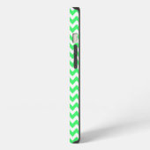Lichtgroene Zig Zag Chevron iPhone Hoesje (Linkerkant)