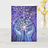 Lichthanden Kaart (Gele Bloem)