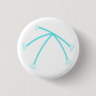 Lichtheid Diamand Boom voor nieuwe T-shirts Ronde Button 3,2 Cm