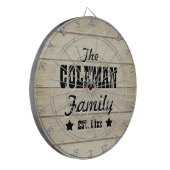 Lichthouten korrel Personeel kunstbord Dartbord (Voorkant Links)