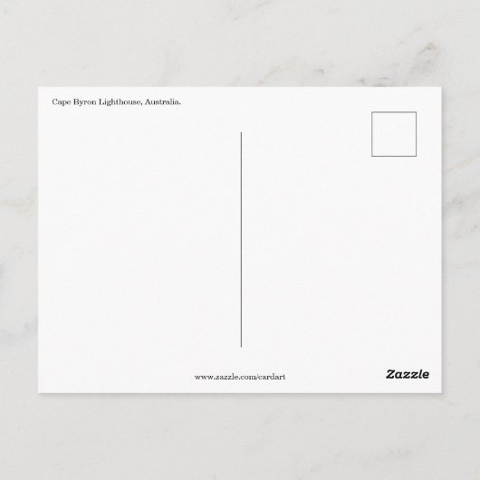 lichthuis door ron bay briefkaart (Achterkant)