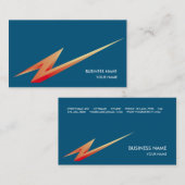 LICHTING3 VISITEKAARTJE BLAUW (Voorkant / Achterkant)