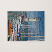 Lichtingenboot Yachts Port of Lindau Bodensee Duit Legpuzzel (Horizontaal)