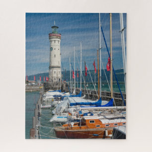 Lichtingenboot Yachts Port of Lindau Bodensee Duit Legpuzzel