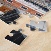 Lichtingenboot Yachts Port of Lindau Bodensee Duit Legpuzzel (Zijkant)