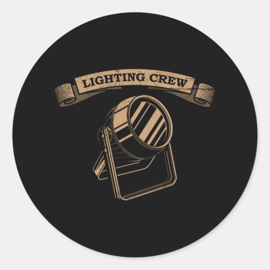 LICHTINGSCENTRUM VAN DE BEMANNING VAN de Theaterve Ronde Sticker (Voorkant)